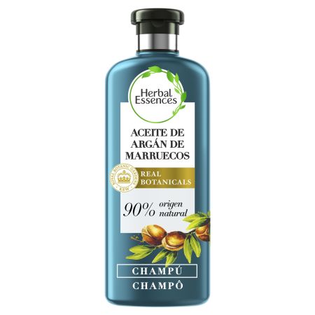Herbal Essences Aceite De Argán De Marruecos Champú Champú vegano repara y ayuda a devolver la vida al cabello 400 ml