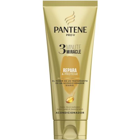 Pantene Pro-V Repara & Protege 3 Minute Miracle Acondicionador Acondicionador resultado más fuerte y brillante en 3 minutos para cabello dañado 200 ml