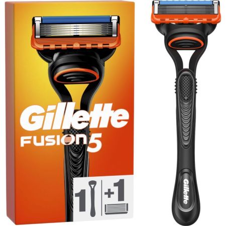 Gillette Fusion 5 Maquinilla De Afeitar Maquinilla de afeitar con banda lubricante y refrescante ofrece hidratación óptima