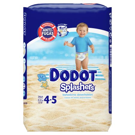 Dodot Splashers Bañadores desechables talla 4-5. 9-15kg. 11 uds