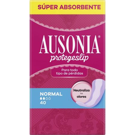 Ausonia Protegeslip Normal Para Todo Tipo De Pérdidas Protegeslip para todo topo de pérdidas neutralizador de olores 40 uds