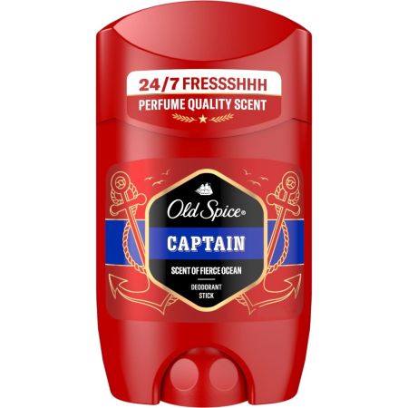 Old Spice Captain Desodorante Stick Desodorante combate todos los olores para una protección duradera 50 ml