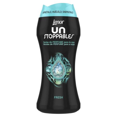 Lenor Unstoppables Fresh Perlas De Perfume Suavizante concentrado potenciador de fragancia ofrece limpieza aromática y profunda 210 gr