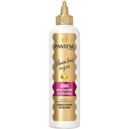 Pantene Pro-V Doma Rizos Disciplinados Crema De Peinado Sin Aclarado Crema capilar de peinado sin aclarado antiencrespamiento nutre en profundidad 270 ml
