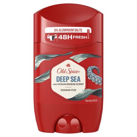 Old Spice Deep Sea Desodorante Stick Desodorante antimanchas blancas y amarillentas 0% alcohol 48 horas 50 ml