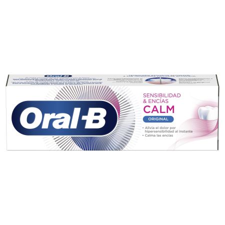 Oral-B Dentífrico Sensibilidad & Encías Calm Original Pasta de dientes alivia el dolor por hipersensibilidad y calma las encías 75 ml