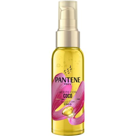 Pantene Pro-V Aceite Con Coco Aceite capilar nutritivo hidrata profundamente suaviza y evita la pérdida de proteínas 100 ml