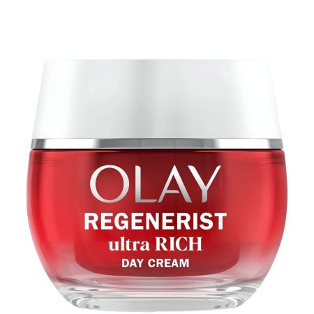 Olay Regenerist Ultra Rich Crema De Día Crema facial de día ultrarica y reafirmante penetra hasta 10 capas de profundidad para una piel más joven y tersa 50 ml