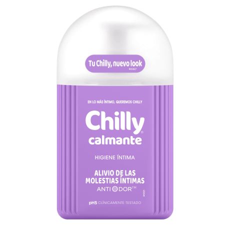 Chilly Gel Higiene Íntima Calmante Gel de higiene íntima ayuda a proteger la flora vaginal 250 ml