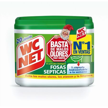 Wc Net  Fosas septicas adios malos olores 20 capsulas