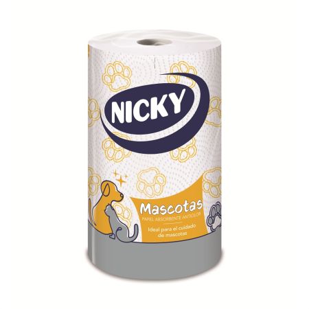 Nicky Mascotas Papel Absorbente Antiolor Papel absorbente ideal para el cuidado de mascotas 1 ud