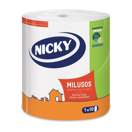Nicky Milusos Rollo cocina extra absorbente 1 rollo=15 rollos 300 servicios