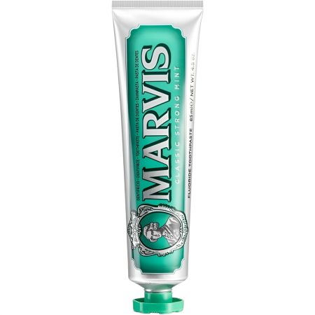 Marvis Classic Strong Mint Dentifríco Pasta de dientes antiplaca rica y cremosa ofrece una sensación intensa con sabor a menta 85 ml