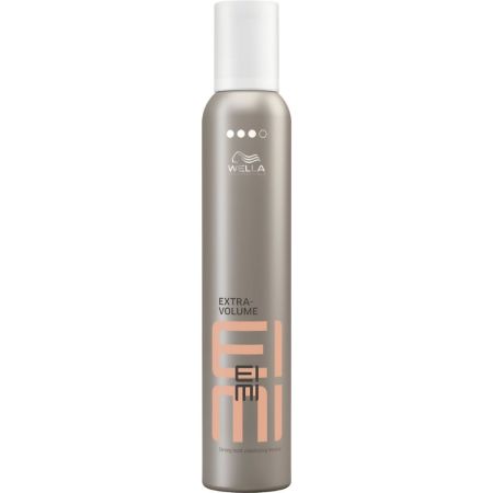 Wella Professionals Eimi Extra-Volume Mousse Nº3 Espuma fijadora volumizante fuerte diseñada para potenciar el volumen del cabello secado con secador
