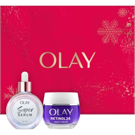 Olay Piel Radiante Y Renovada Estuche Tratamiento antiedad para presumir de una piel más suave renovada y radiante en solo 1 noche