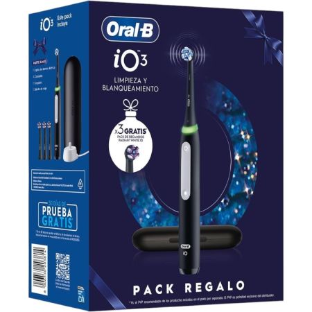 Oral-B Cepillo Dental Io Series 3s Estuche Cepillo de dientes eléctrico ofrece limpieza profesional con la mejor tecnología