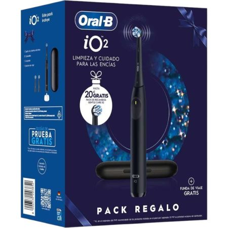 Oral-B Cepillo Dental Io Series 2 Pack Regalo Cepillo de dientes eléctrico ofrece limpieza profesional con la mejor tecnología