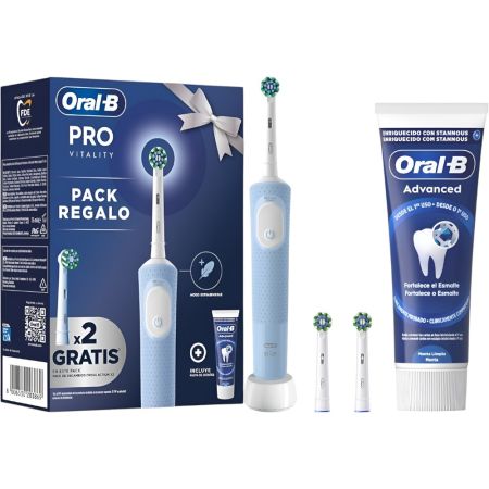 Oral-B Cepillo Dental Pro Vitality Pack Regalo Cepillo de dientes eléctrico esencial para conseguir una limpieza diaria e intensa