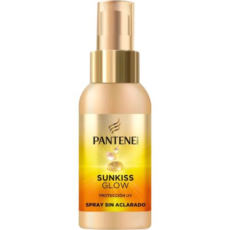 Pantene Pro-V Sunkiss Glow Spray Sin Aclarado Protector solar capilar no graso desenreda y repara profundamente protegiendo del sol para cabello suave y fresco