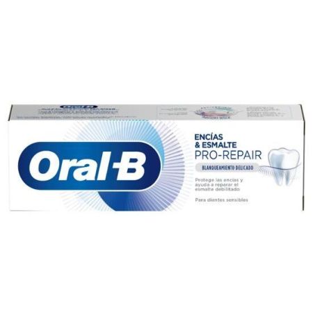 Oral-B Dentífrico Encías & Esmalte Pro-Repair Blanqueamiento Pasta de dientes blanqueadora protege las encías y repara los dientes sensibles 75 ml