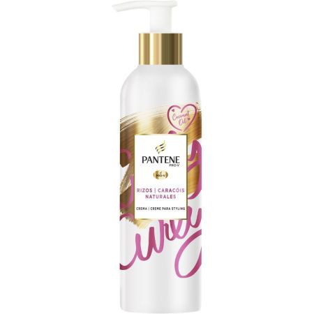 Pantene Pro-V Rizos Naturales Crema Crema capilar de peinado sin aclarado para cabello rizado hidratado y con volumen 235 ml
