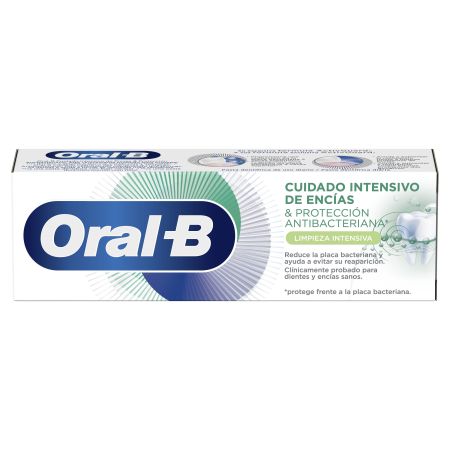 Oral-B Dentífrico Cuidado Intensivo De Encías Limpieza Intensiva Pasta de dientes reduce y protege la placa bacteriana 75 ml