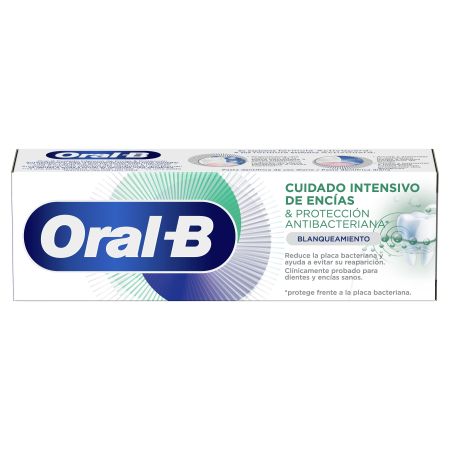 Oral-B Dentífrico Cuidado Intensivo De Encías Blanqueamiento Pasta de dientes reduce y protege la placa antibacteriana 75 ml