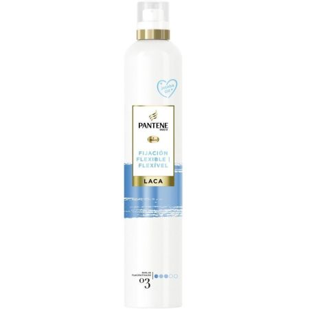 Pantene Pro-V Fijación Flexible Laca Nº3 Laca fijadora no pegajosa ofrece movimiento y protege de las agresiones externas con aceite de jojoba
