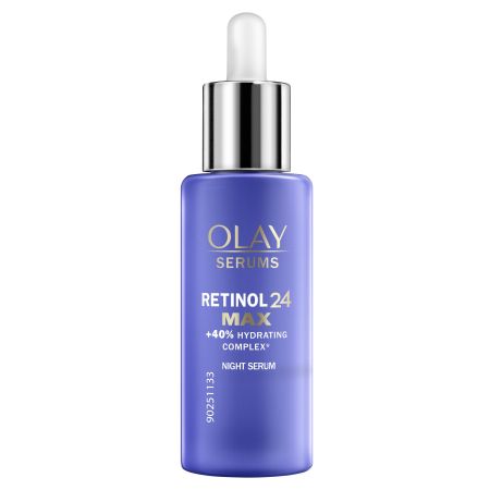 Olay Serums Retinol24 Max Regenerist Sérum de noche sin perfume hidrata y mejora arrugas para piel suave y radiante 40 ml