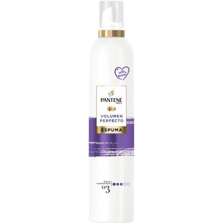 Pantene Pro-V Volumen Perfecto Espuma Nº3 Espuma capilar antiencrespamiento ofrece aspecto más denso y voluminoso para un cabello suave y duradero