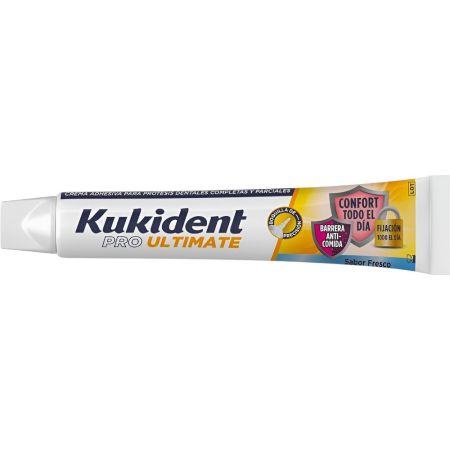 Kukident Pro Ultimate Crema Adhesiva Expert Formato Ahorro Crema adhesiva para prótesis dentales completas o parciales mejor protección para las encías 57 gr