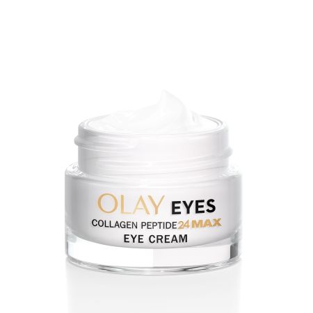 Olay Eyes Collagen Peptide24 Max Eye Cream Contorno de ojos actúa sobre signos de la menopausia suaviza líneas de expresión y restaura 15 ml