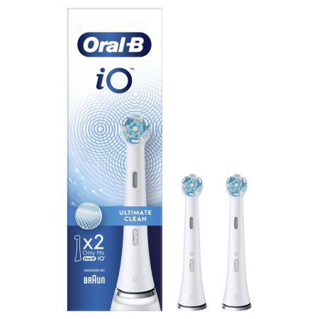 Oral-B Cepillo Dental Io Recambio Cepillo de dientes ofrece limpieza eficaz eliminando hasta un 100 % de la placa 2 uds