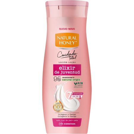 Natural Honey Cuidado Total Elixir De Juventud Loción Loción corporal para una piel más joven y radiante 48 horas 330 ml