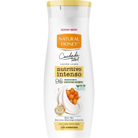 Natural Honey Cuidado Total Nutritivo Intenso Loción Loción corporal nutritiva y de rápida absorción 48 horas con miel 330 ml