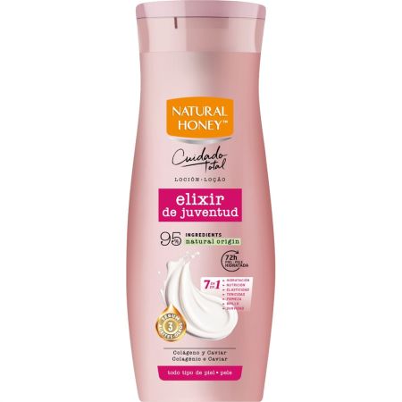 Natural Honey Elixir De Juventud Cuidado Total Loción Loción corporal para una piel más joven y radiante 48 horas 400 ml