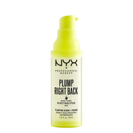 Nyx Professional Makeup Plump Right Back Prebase y sérum con ácido hialurónico y múltiples vitaminas