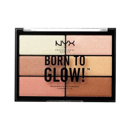 Nyx Professional Makeup Born To Glow! Paleta de iluminadores para un brillo espectacular