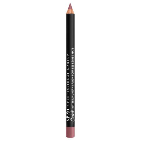 Nyx Professional Makeup Suede Matte Lip Liner Perfilador de labios de textura cremosa proporciona una base perfecta