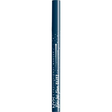 Nyx Professional Makeup Epic Ink Liner Waterproof Glitz Delineador de ojos líquido ultrapigmentado y resistente al agua para acabado definido