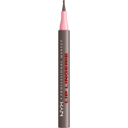 Nyx Professional Makeup Lip Lingerine Lip Liner Stain Perfilador de labios resistente al agua ofrece un acabado satinado de larga duración durante todo el día