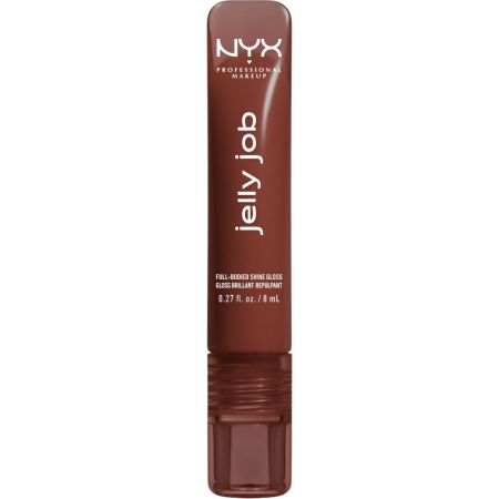 Nyx Professional Makeup Jelly Job Full-Bodied Shine Gloss Brillo de labios proporciona un brillo intenso y cristalino labios visiblemente más voluminosos con una sola pasada