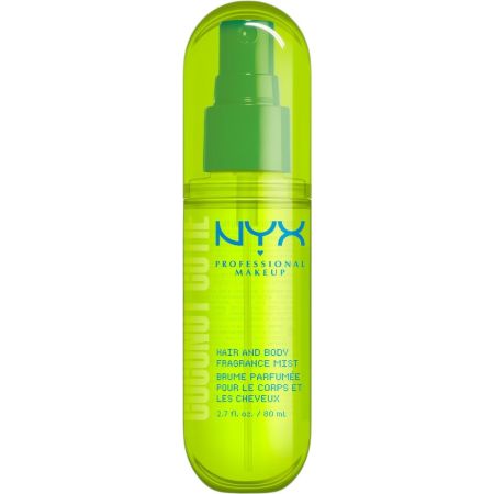 Nyx Professional Makeup Coconut Cutie Hair And Body Fragance Mist Body y hair mist eleva tu estado de ánimo y completa tu estilo con un aroma envolvente a coco 80 ml