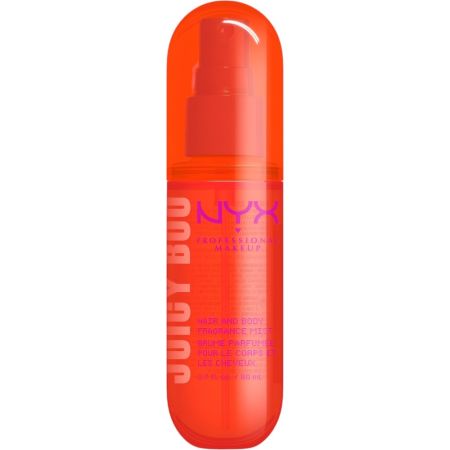 Nyx Professional Makeup Juicy Boo Hair And Body Fragance Mist Body y hair mist eleva tu estado de ánimo y completa tu estilo con un aroma dulce y frutal 80 ml