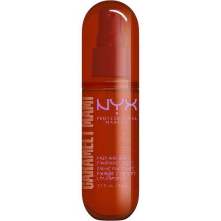 Nyx Professional Makeup Caramel Mami Hair And Body Fragance Mist Body y hair mist eleva tu estado de ánimo y completa tu estilo con un aroma envolvente a caramelo 80 ml