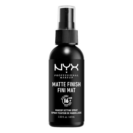Nyx Professional Makeup Matte Finish Fini Mat Fijador de maquillaje deja un acabado mate en tu piel
