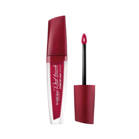 Deborah Milano Red Touch Comfort Mat Lipstick Barra de labios mate nutre para acabado aterciopelado y suave de larga duración