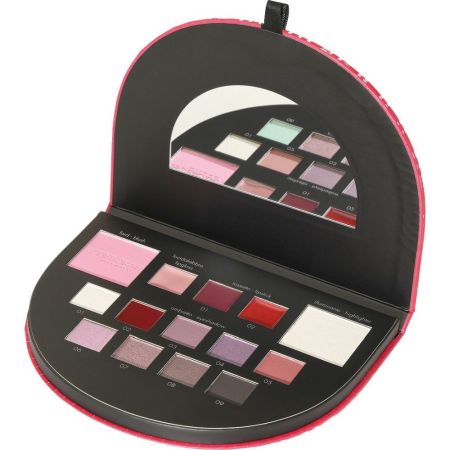 Deborah Milano Make Up Book Paleta Paleta de maquillaje con una moderna e irresistible selección de colores para looks profesionales 14 tonos