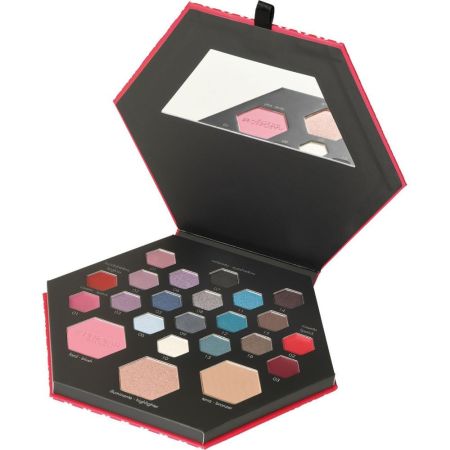 Deborah Milano Make Up Book Small Paleta Paleta de maquillaje con una moderna e irresistible selección de colores para looks profesionales 24 tonos