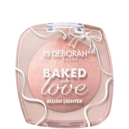 Deborah Milano Baked With Love Blush Lighter Colorete iluminador radiancia sutil revitaliza el rostro aportando un aspecto saludable y una calidez natural